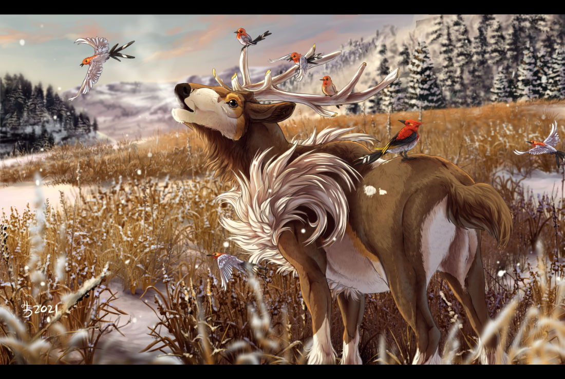 Winter Sawsbuck (pokemon) Winter Sawsbuck (pokemon)